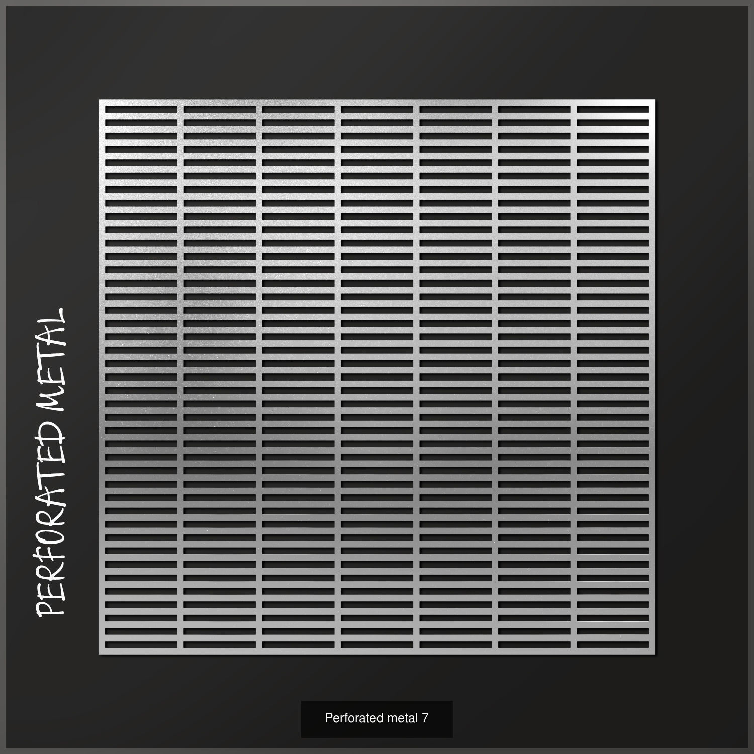 Perforated metal 1-7 3D Model Collection_7