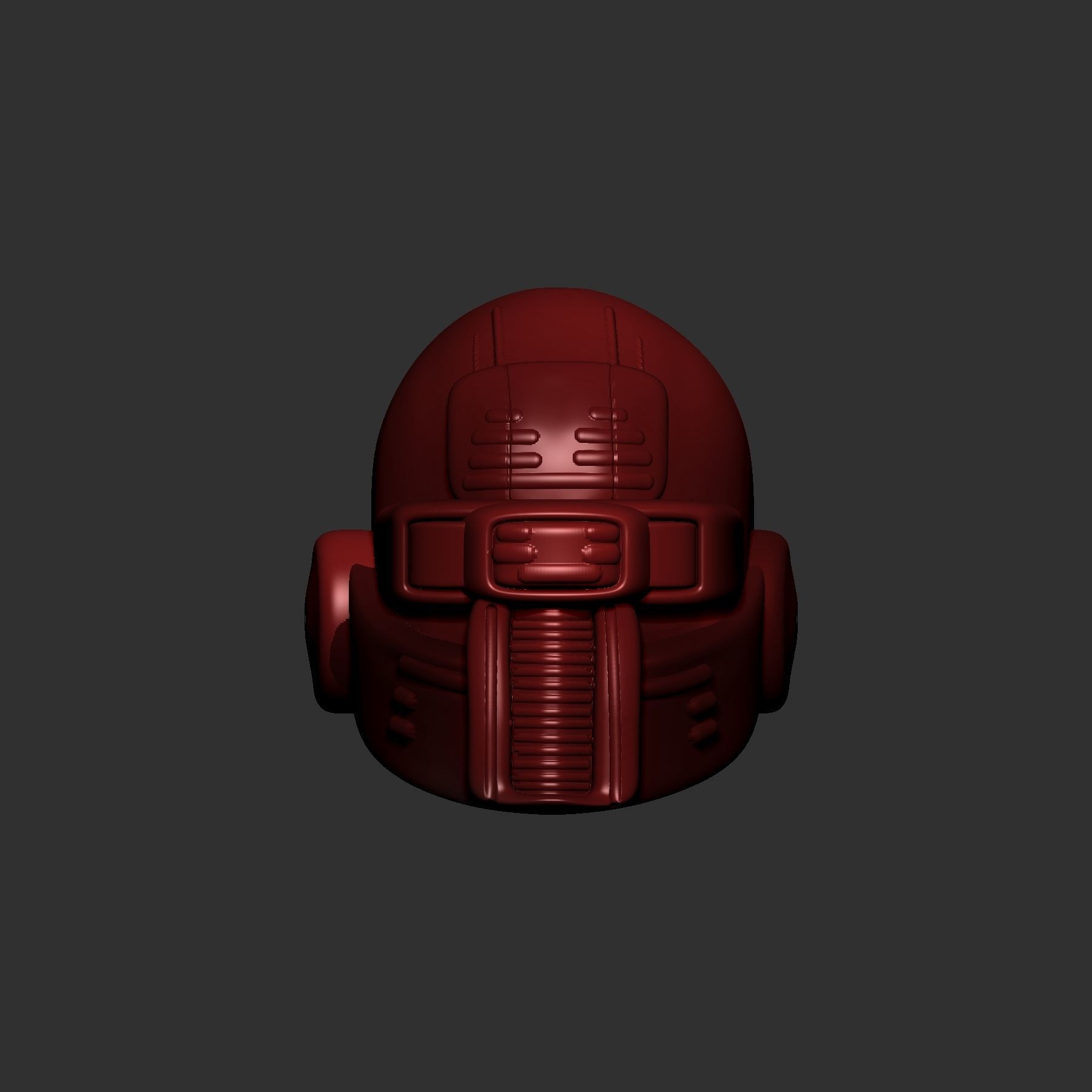 helmet high poly sculpt 3d printable ver 7 3D model 3D model_1