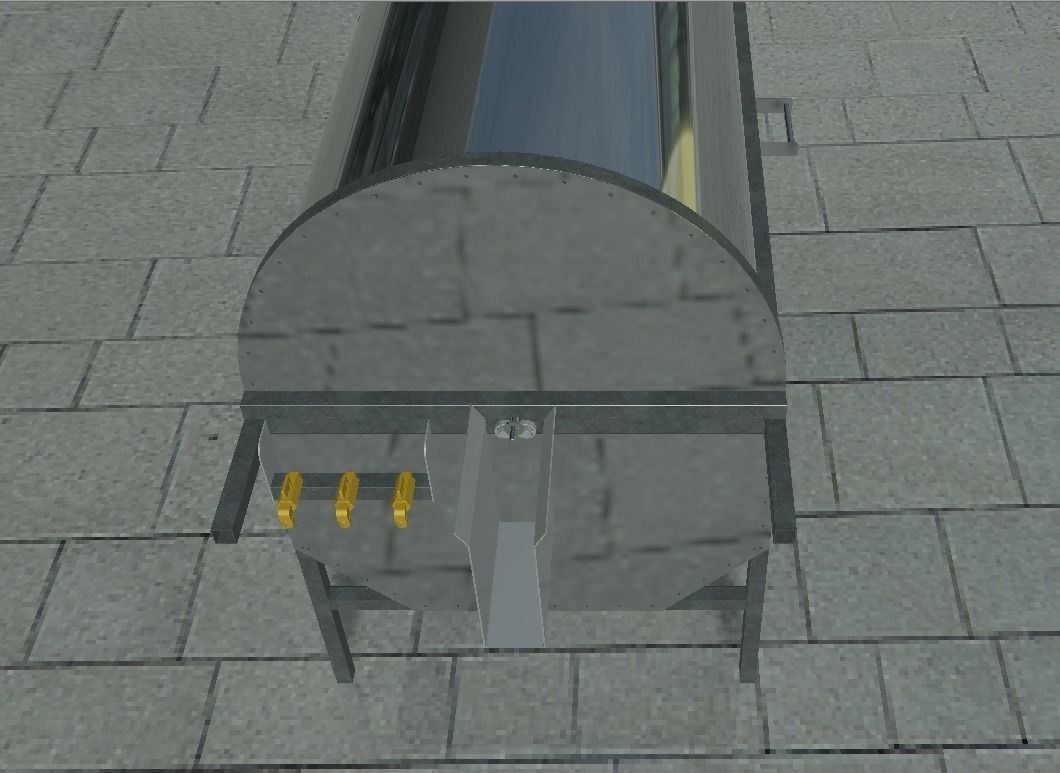 Gas Grill BBQ - Spit Braai 3D model_6