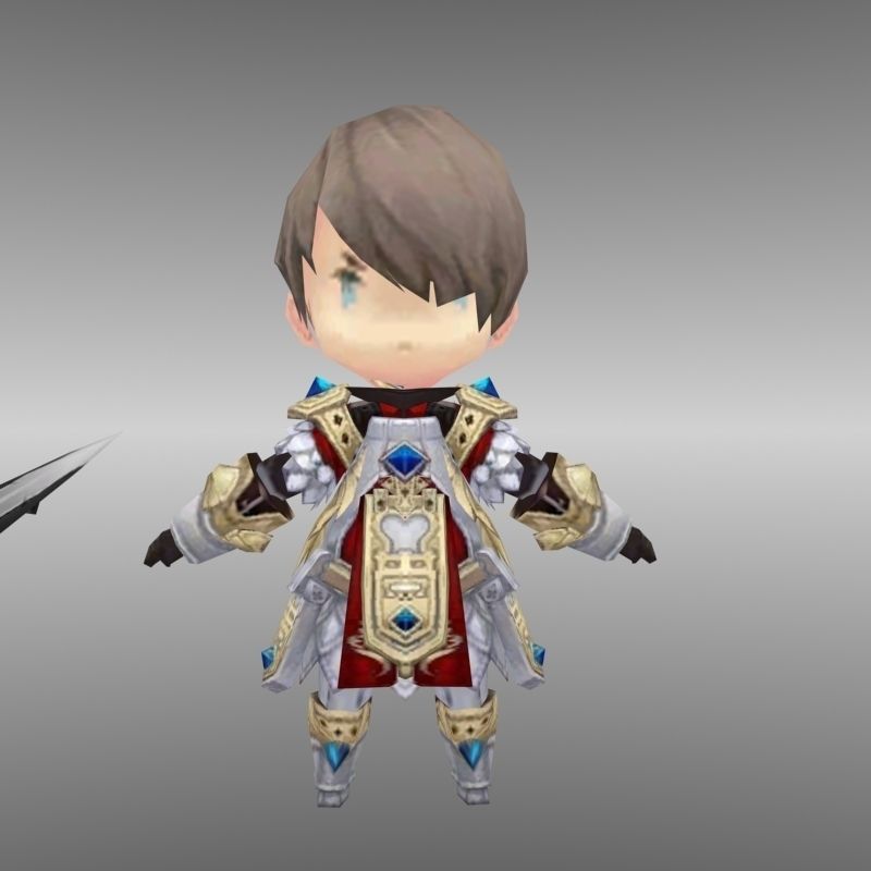 Character game collection 1 Low-poly 3D model_2