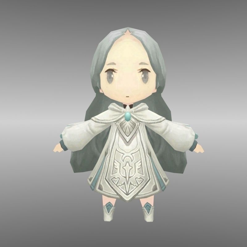 Character game collection 1 Low-poly 3D model_3