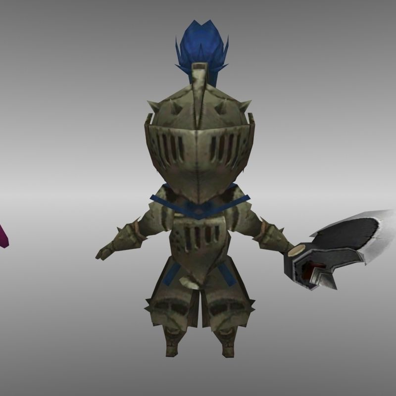 Character game collection 1 Low-poly 3D model_1