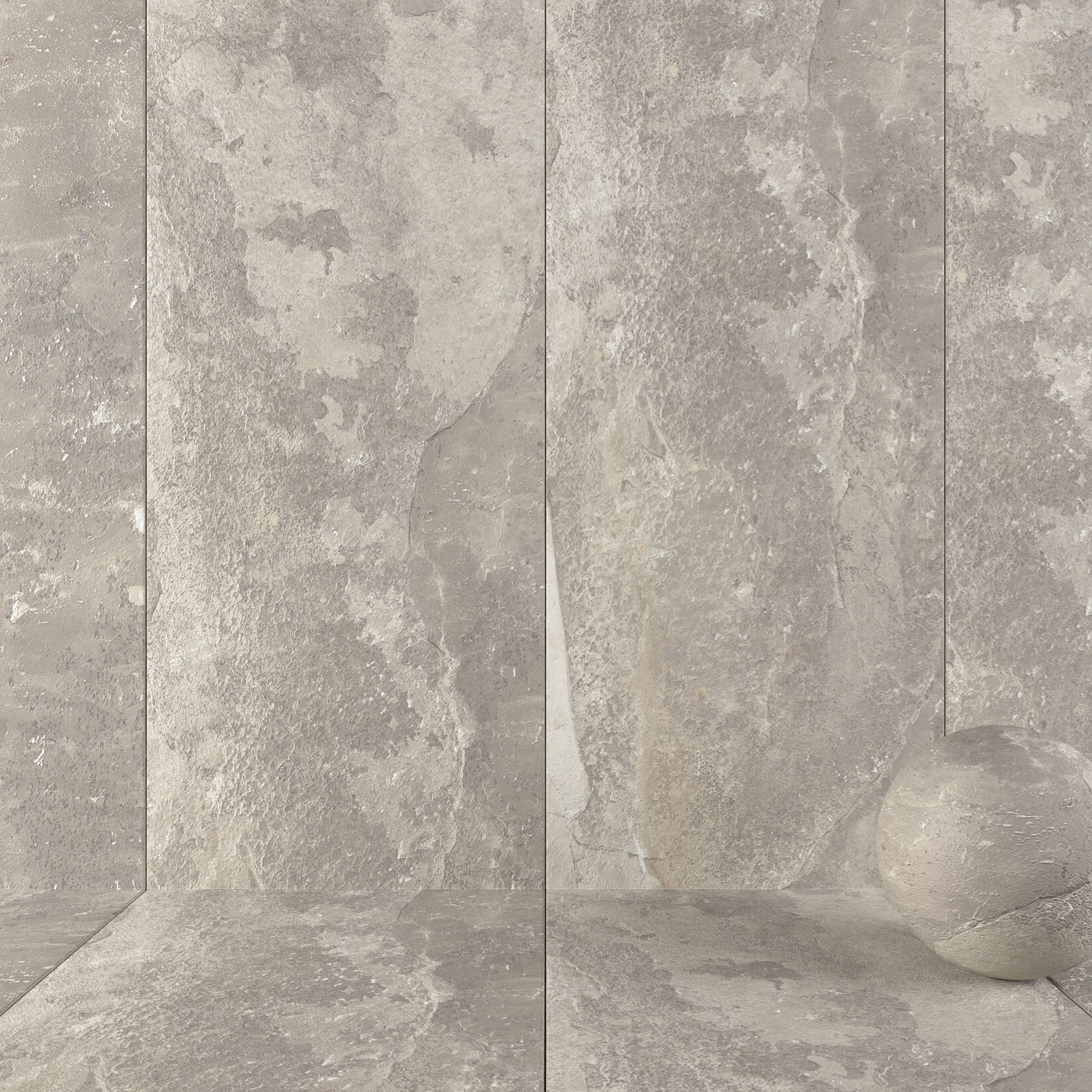 Stone Wall Tiles Santorini Beige 120x270 Set 1 Texture_5