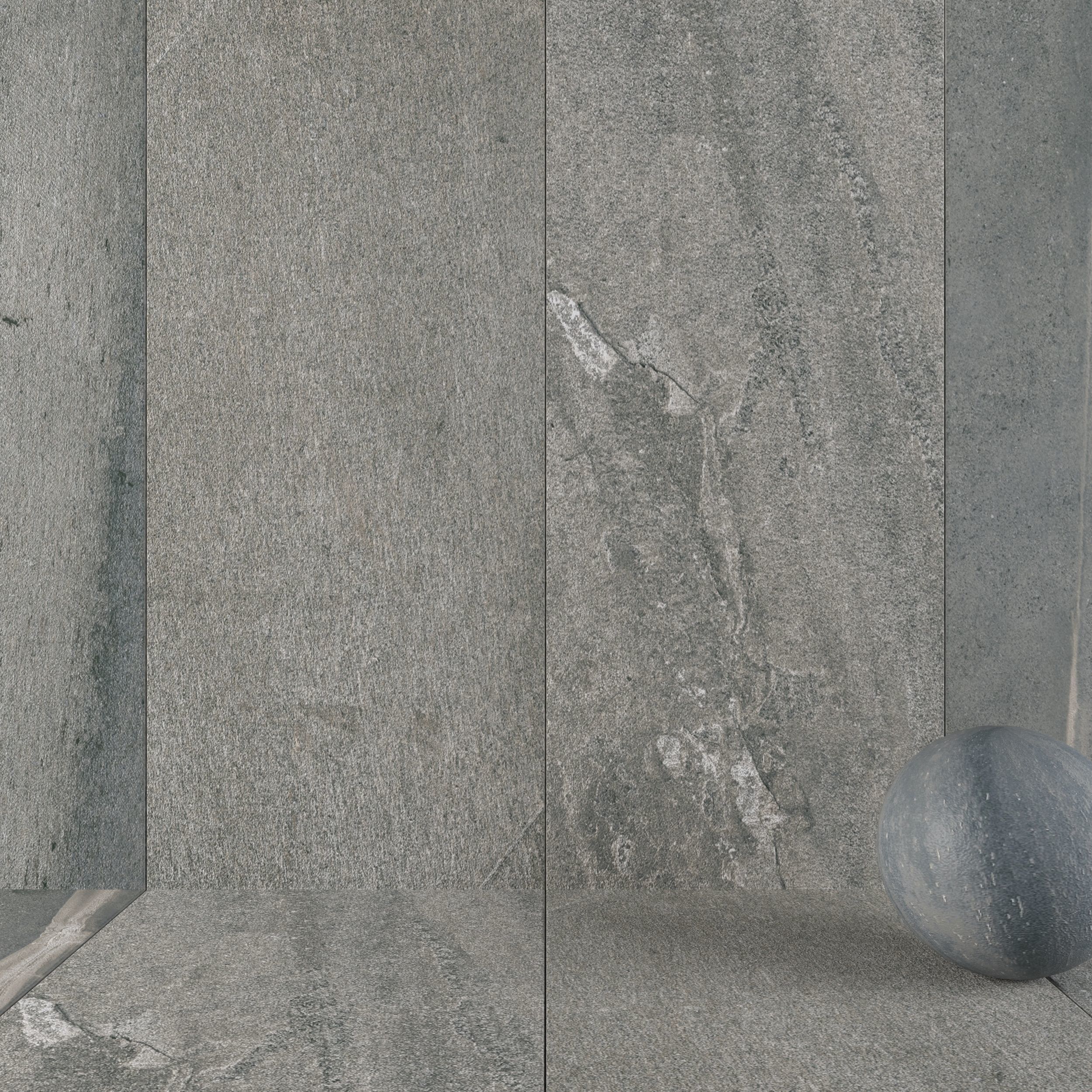 Stone Wall Tiles Santorini Fume 120x270 Set 1 Texture_5