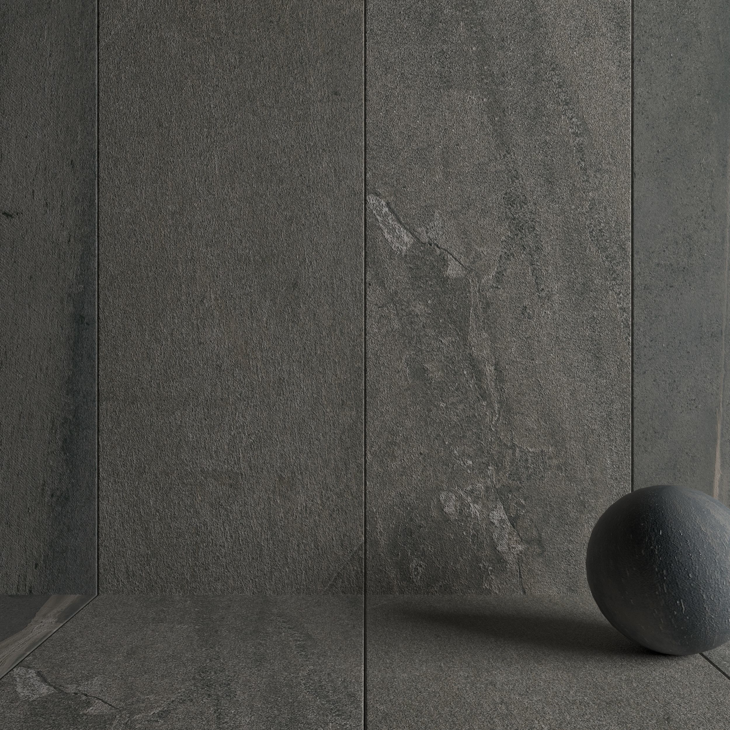 Stone Wall Tiles Santorini Fume 120x270 Set 1 Texture_2