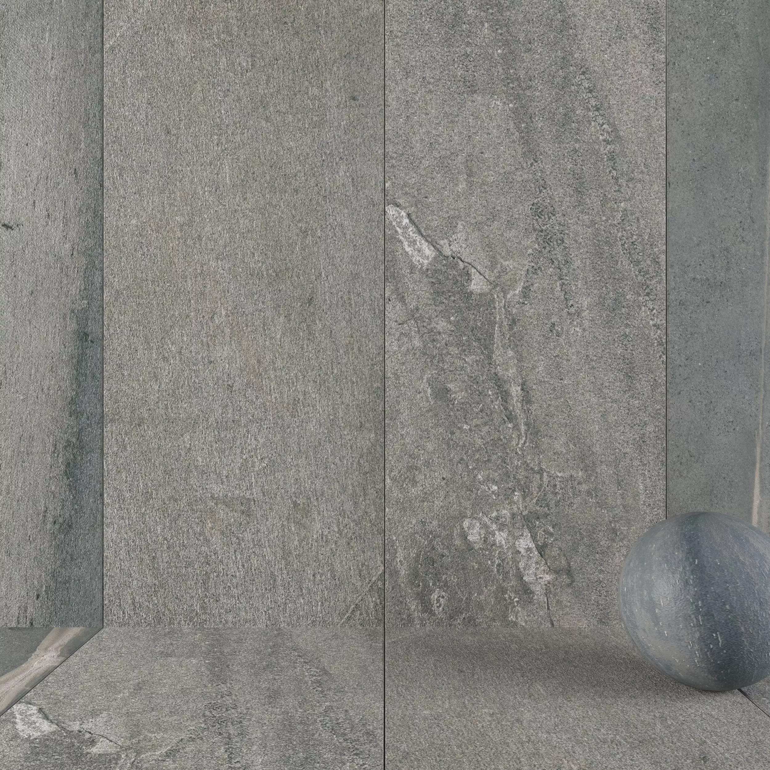 Stone Wall Tiles Santorini Fume 120x270 Set 1 Texture_0