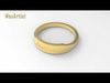 Architect Female Ring Gold 3D print model_1