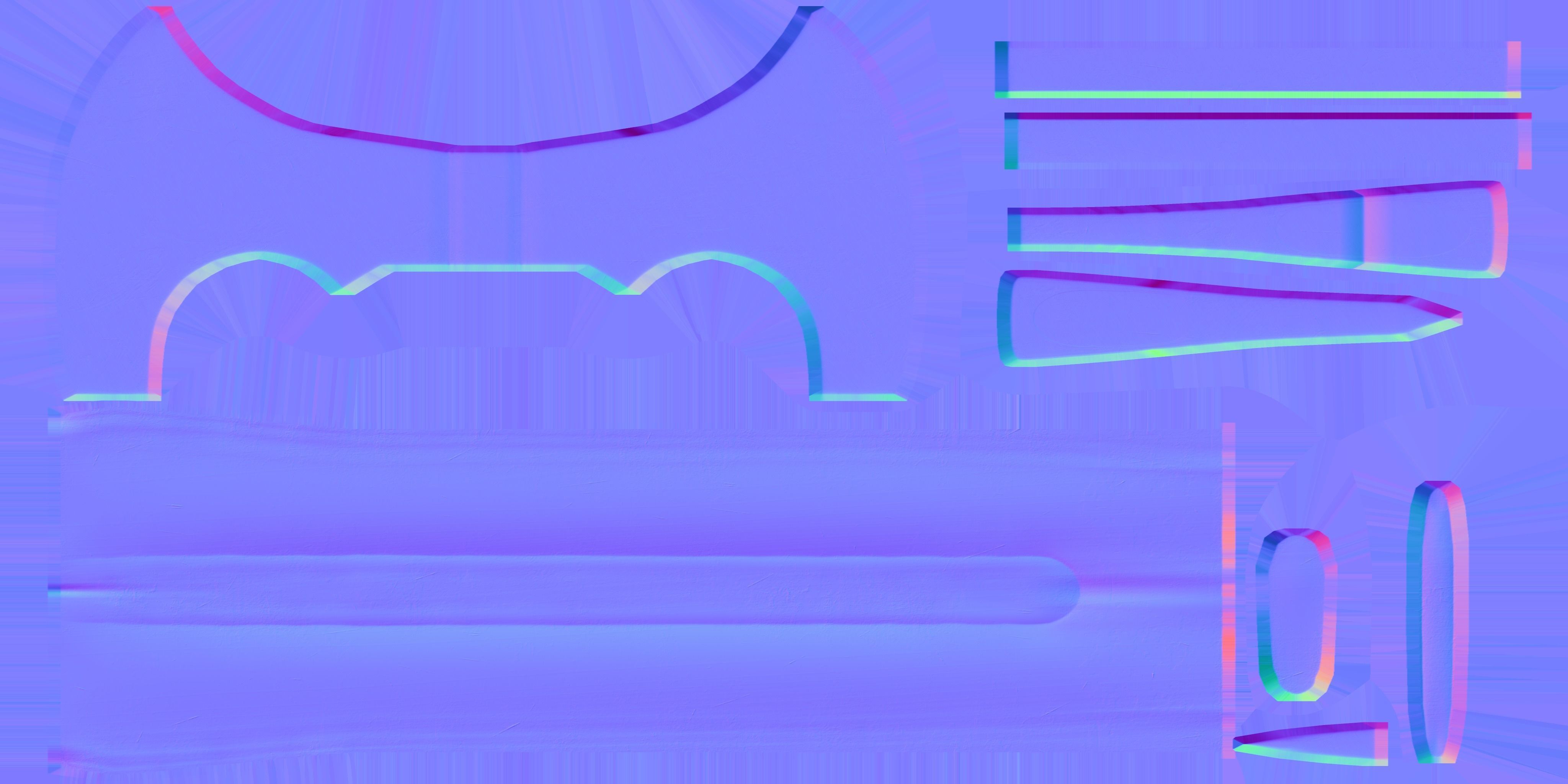 One Handed Axe -Game Ready- Low-poly 3D model_17