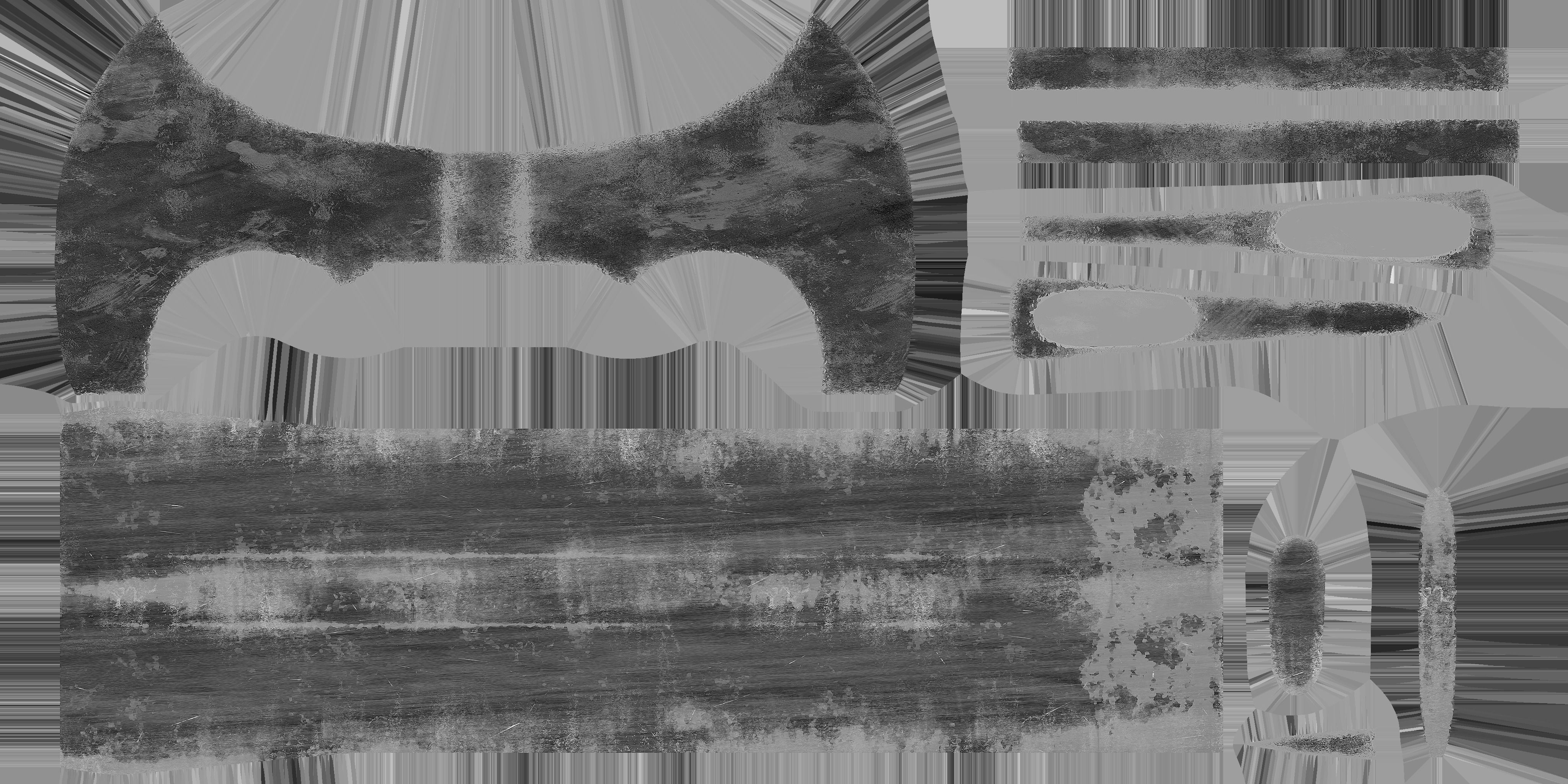 One Handed Axe -Game Ready- Low-poly 3D model_19