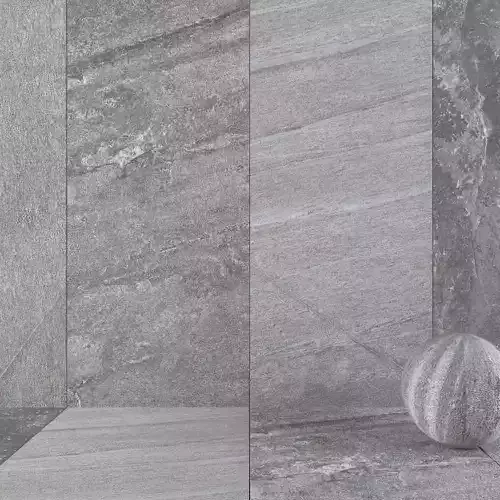 Stone Wall Tiles Santorini Grey 120x270 Set 2 Texture