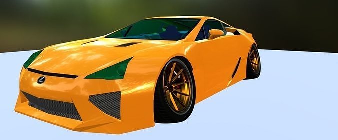Lexus LFA Free 3D model