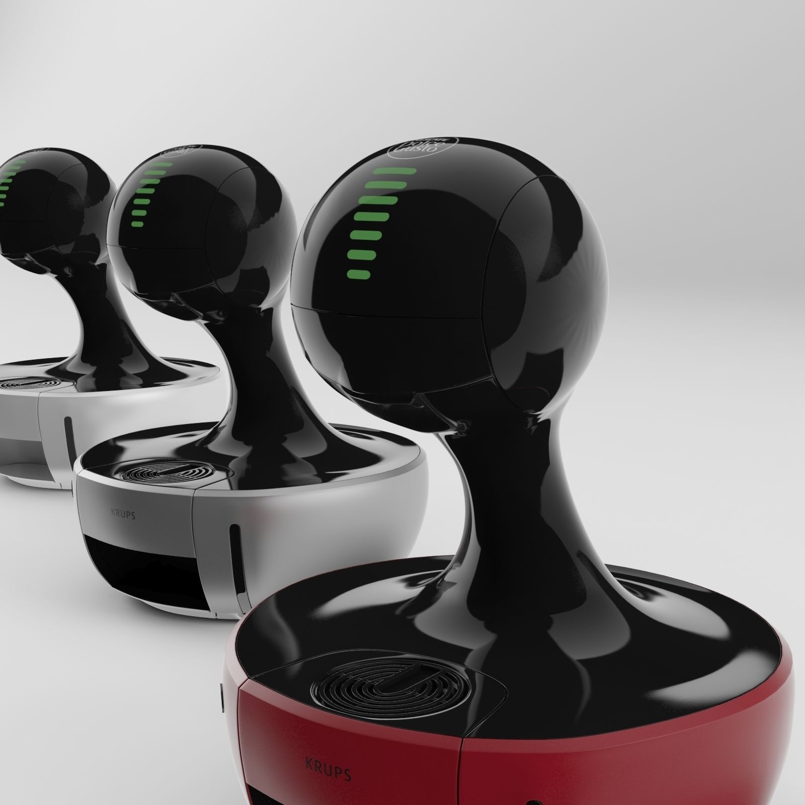 Dolce Gusto Drop Low-poly 3D model_1