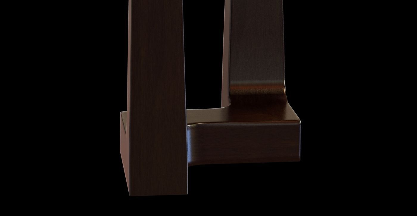 Holly hunt CURIE CONSOLE 3D model_2