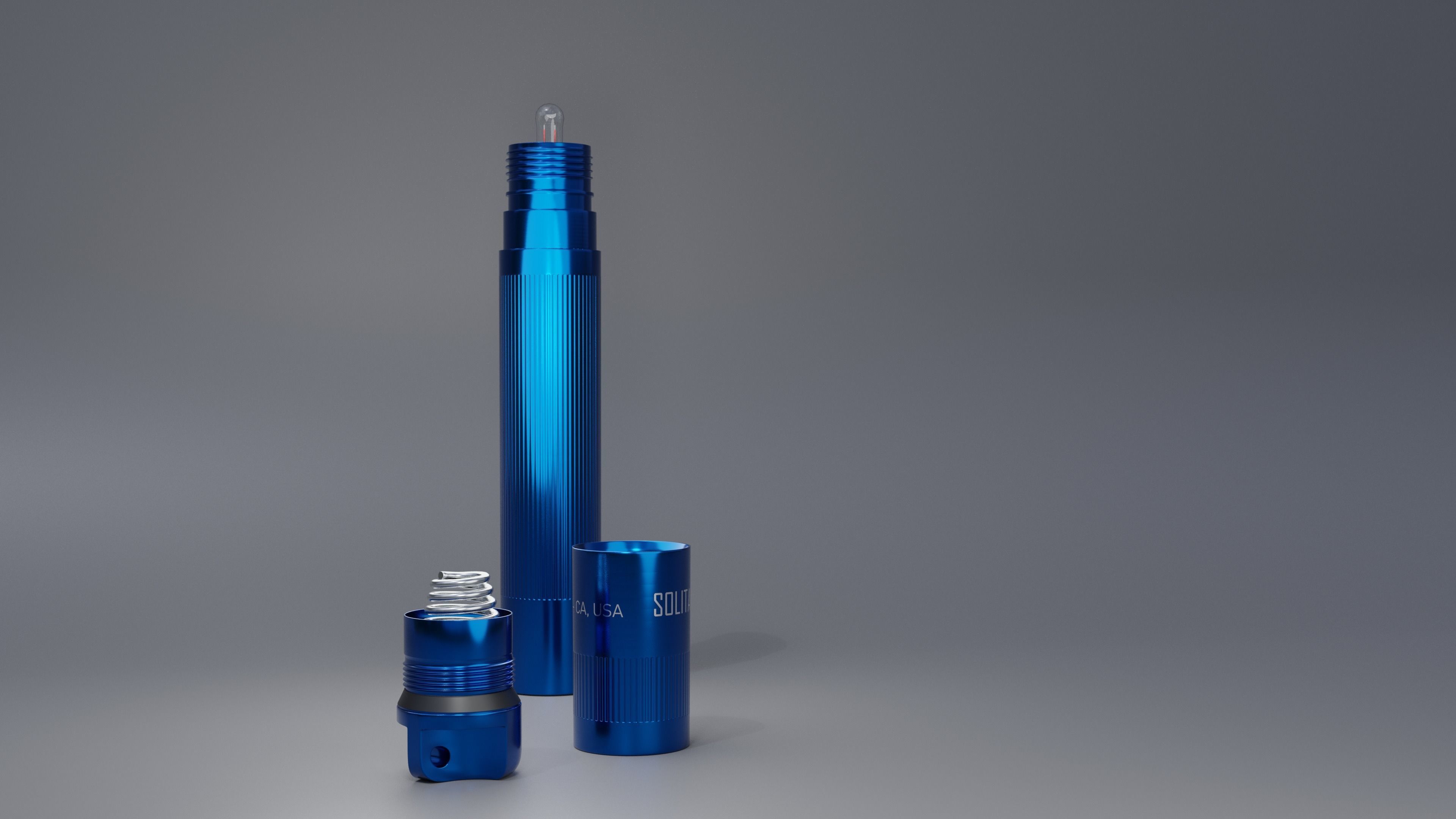 Maglite Pocket Torch Worn and New 3D model_12