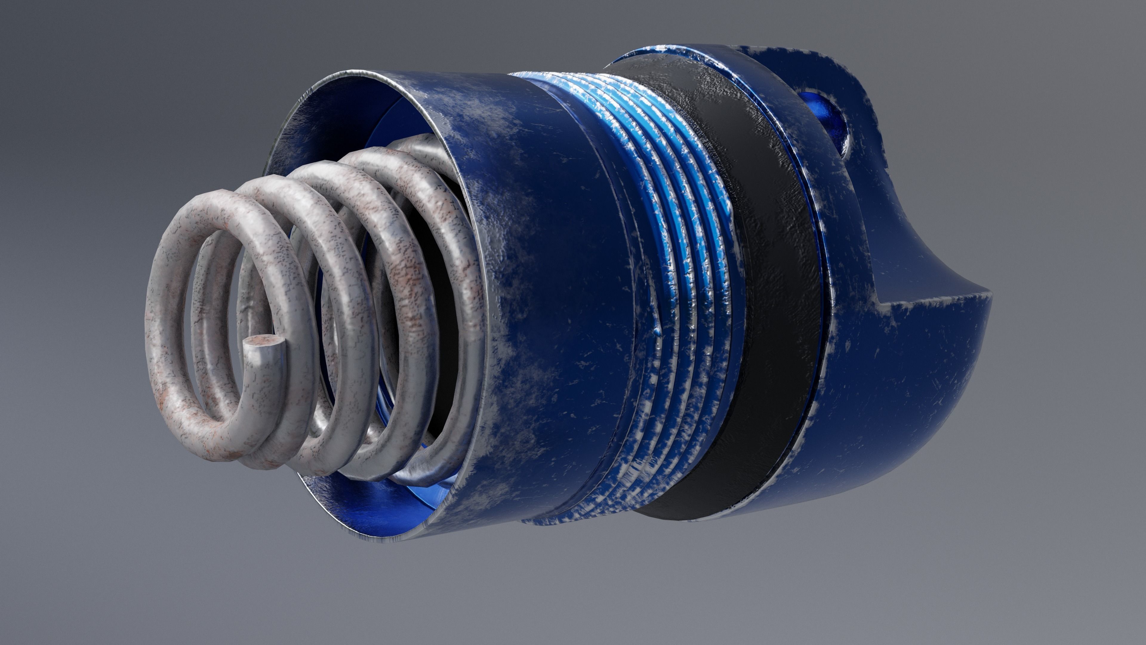 Maglite Pocket Torch Worn and New 3D model_13