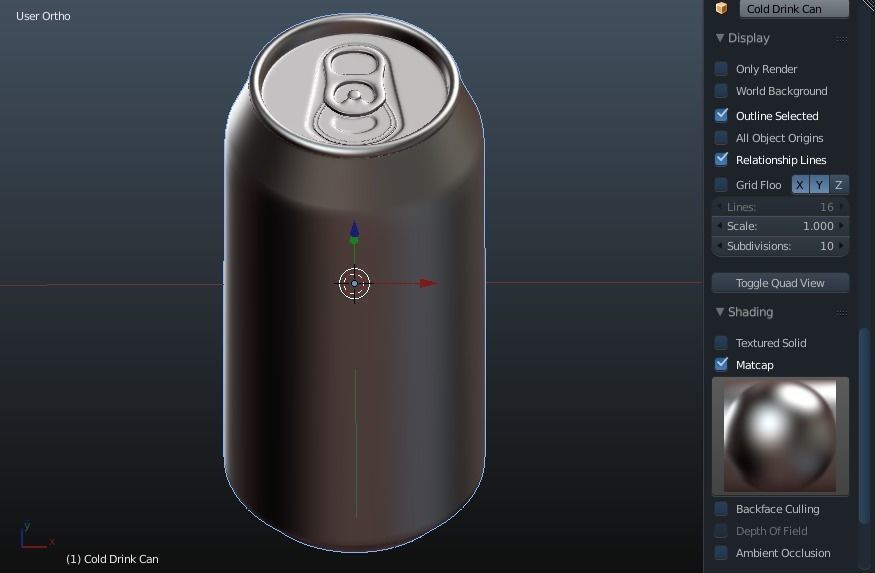 Cold Drink Can 3D model_7