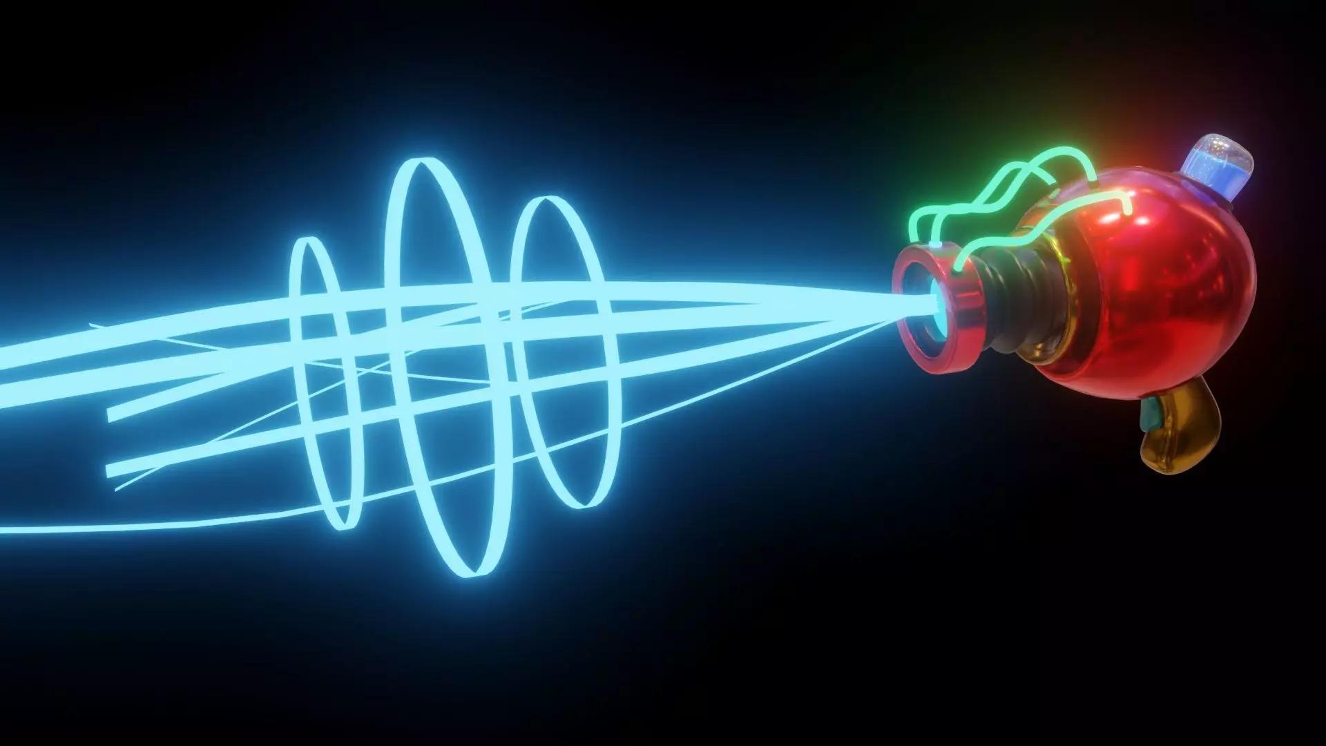 Ray Gun Free low-poly 3D model