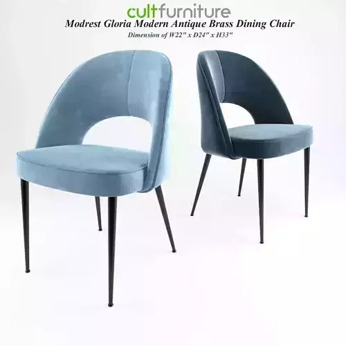 Modrest Gloria Dining Chair 3D model