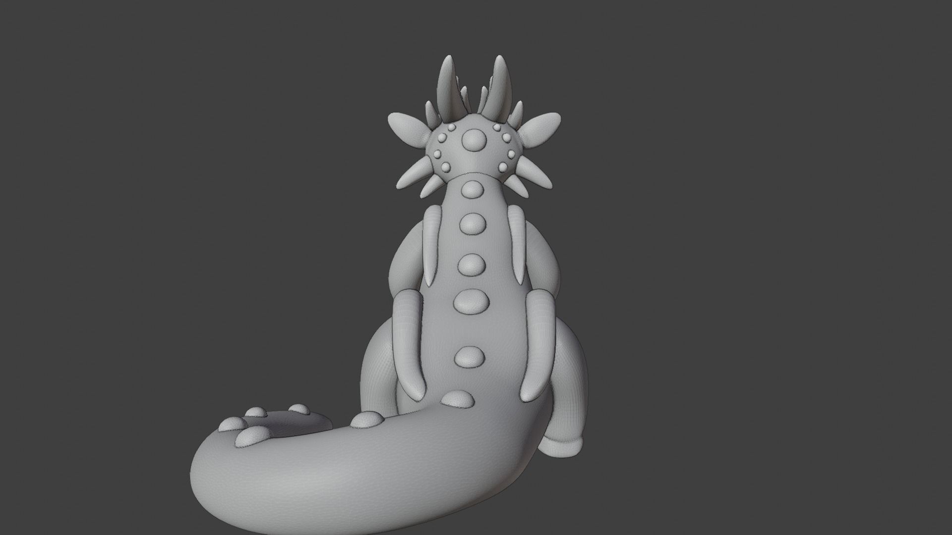 Cute Dragon 01 3D print model_3