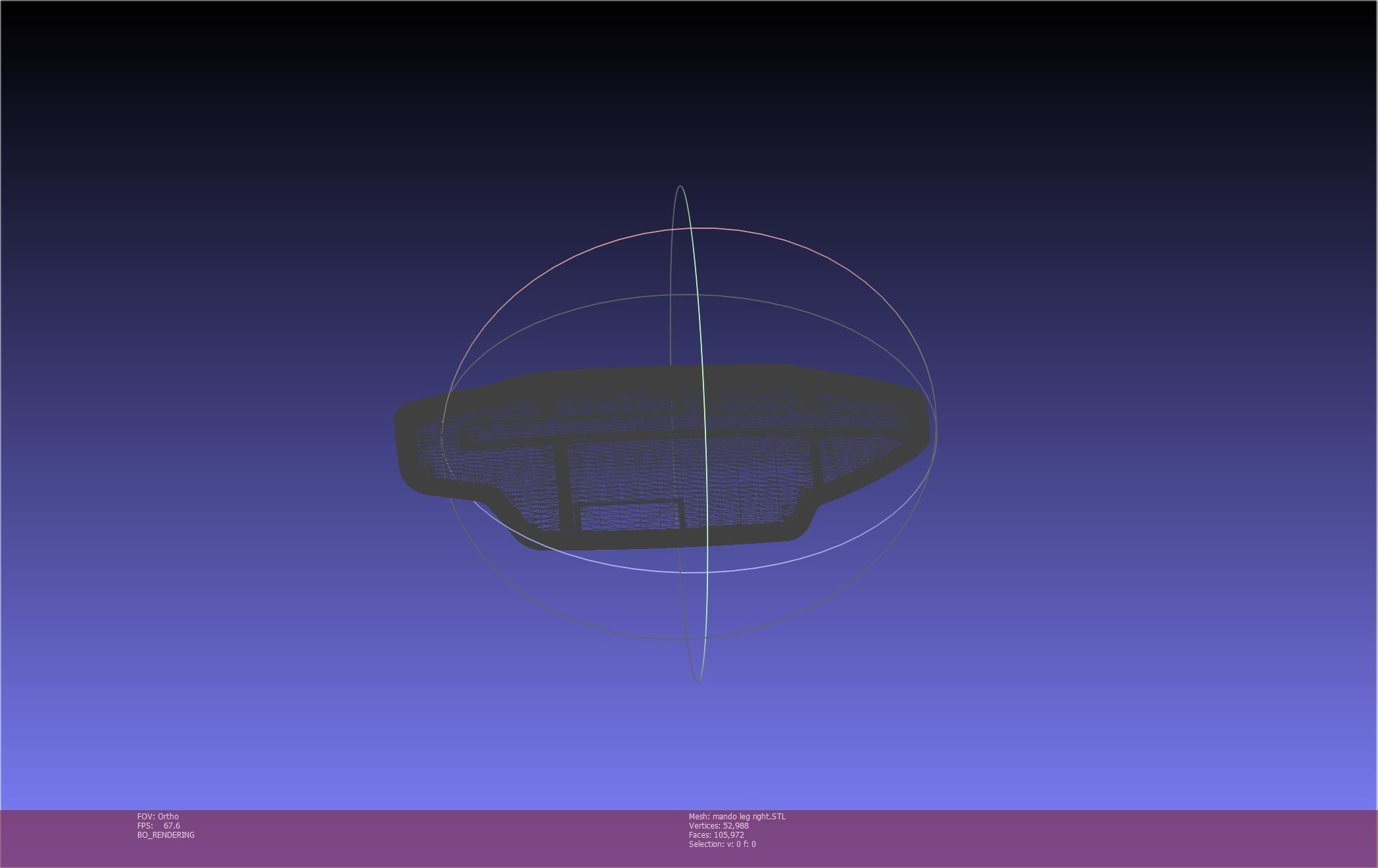 Star Wars Mandalorian Beskar Armor Right Leg 3D print model_48