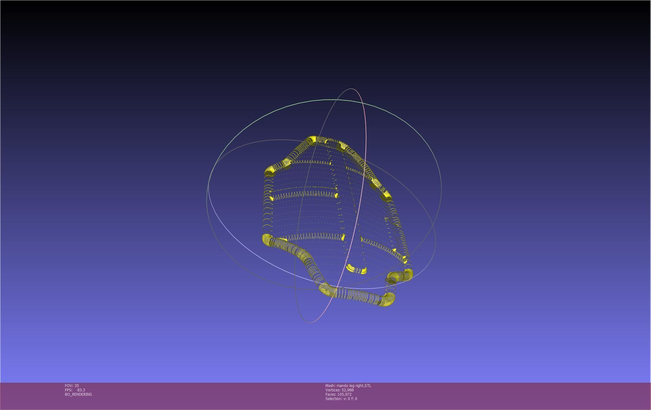 Star Wars Mandalorian Beskar Armor Right Leg 3D print model_73