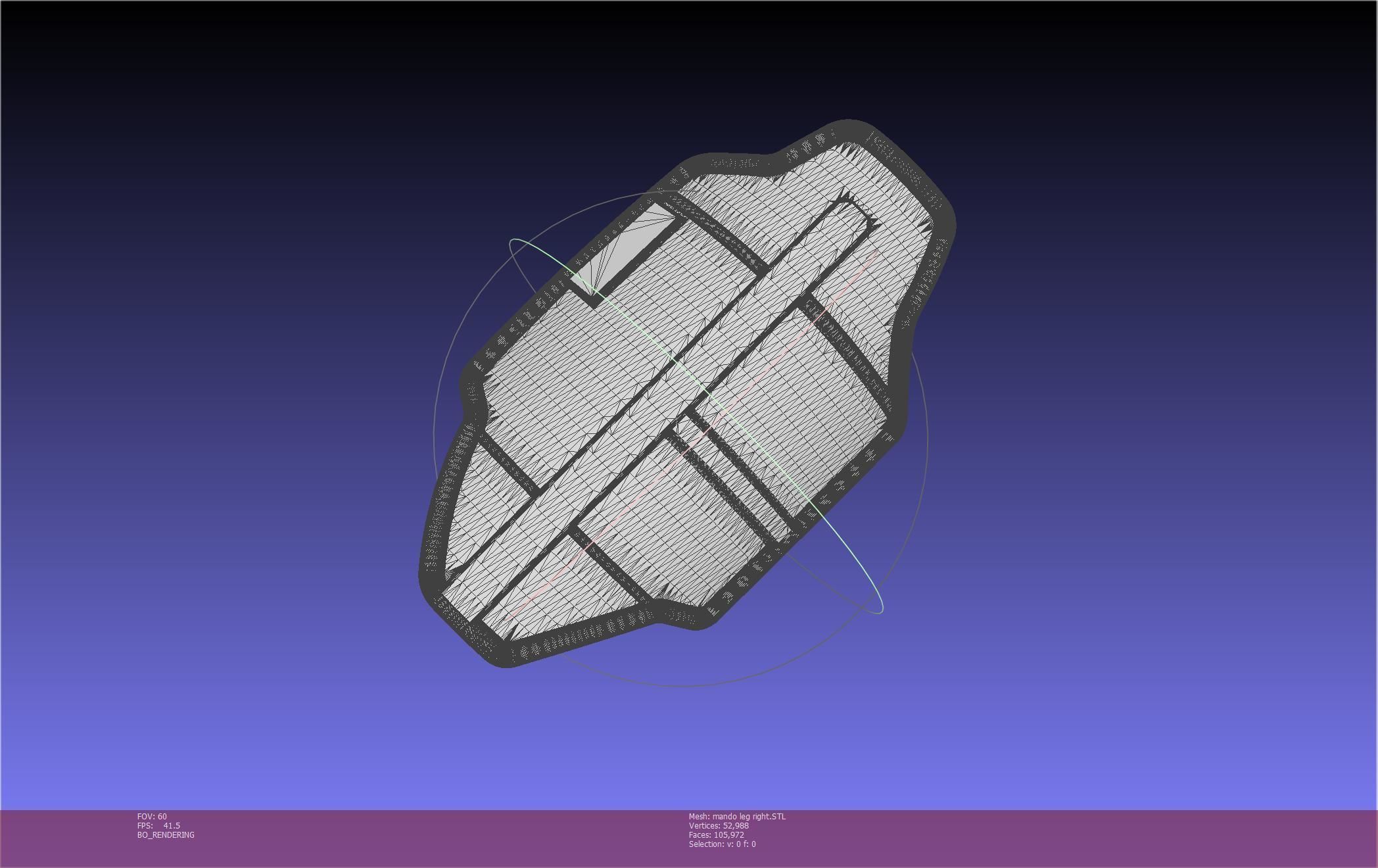 Star Wars Mandalorian Beskar Armor Right Leg 3D print model_18