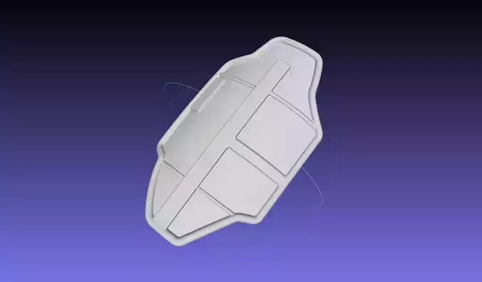 Star Wars Mandalorian Beskar Armor Right Leg 3D print model