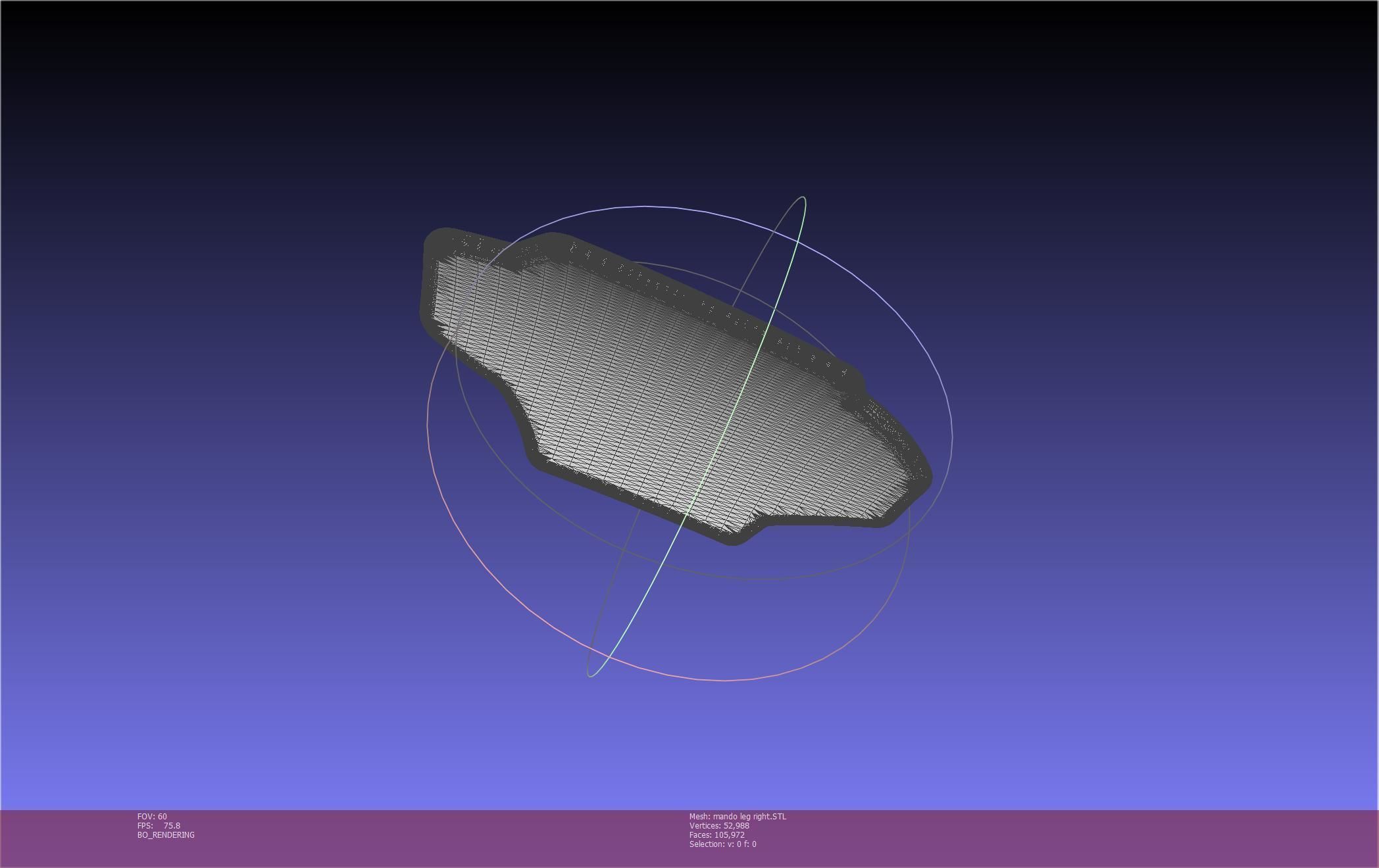 Star Wars Mandalorian Beskar Armor Right Leg 3D print model_21