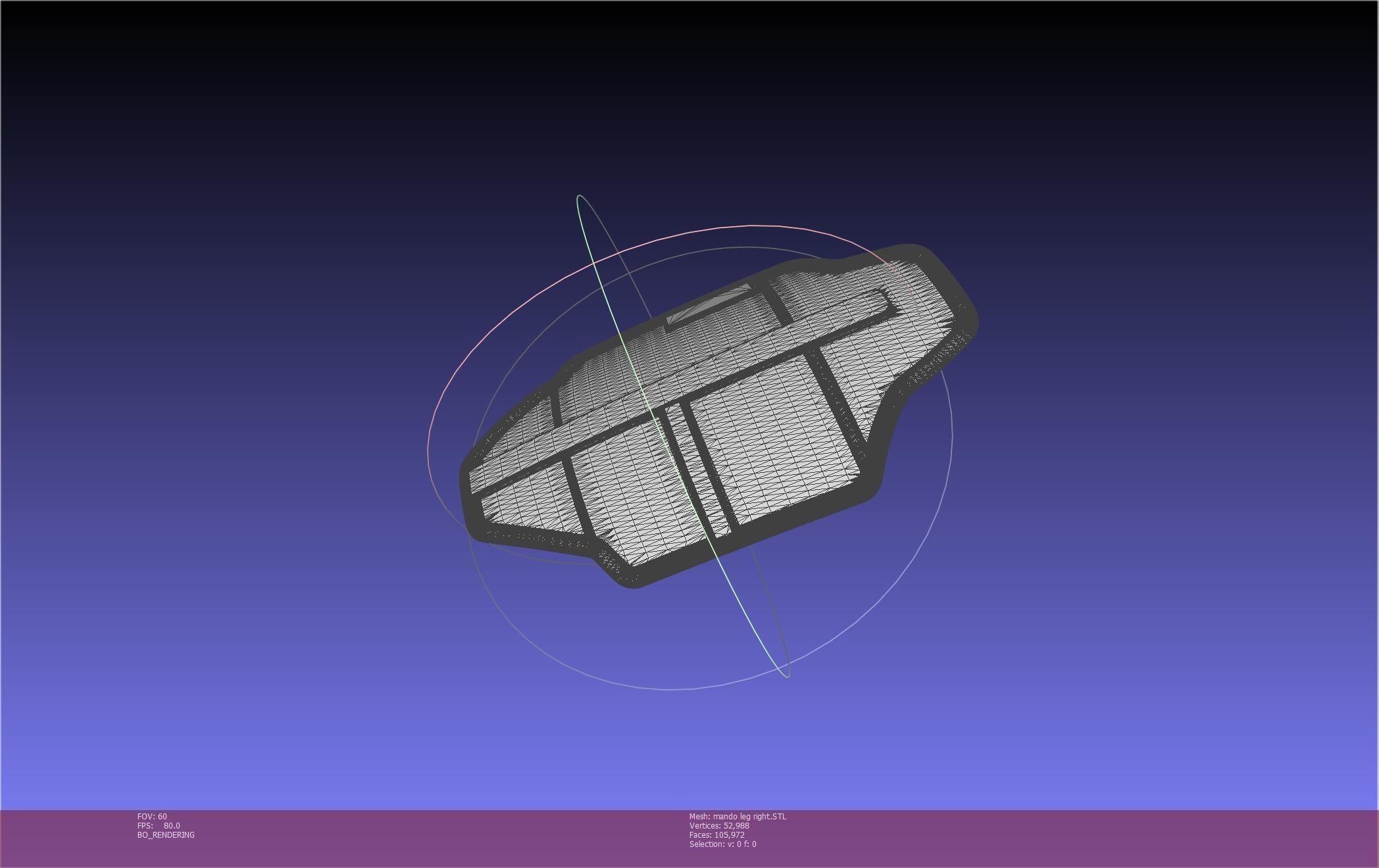 Star Wars Mandalorian Beskar Armor Right Leg 3D print model_17