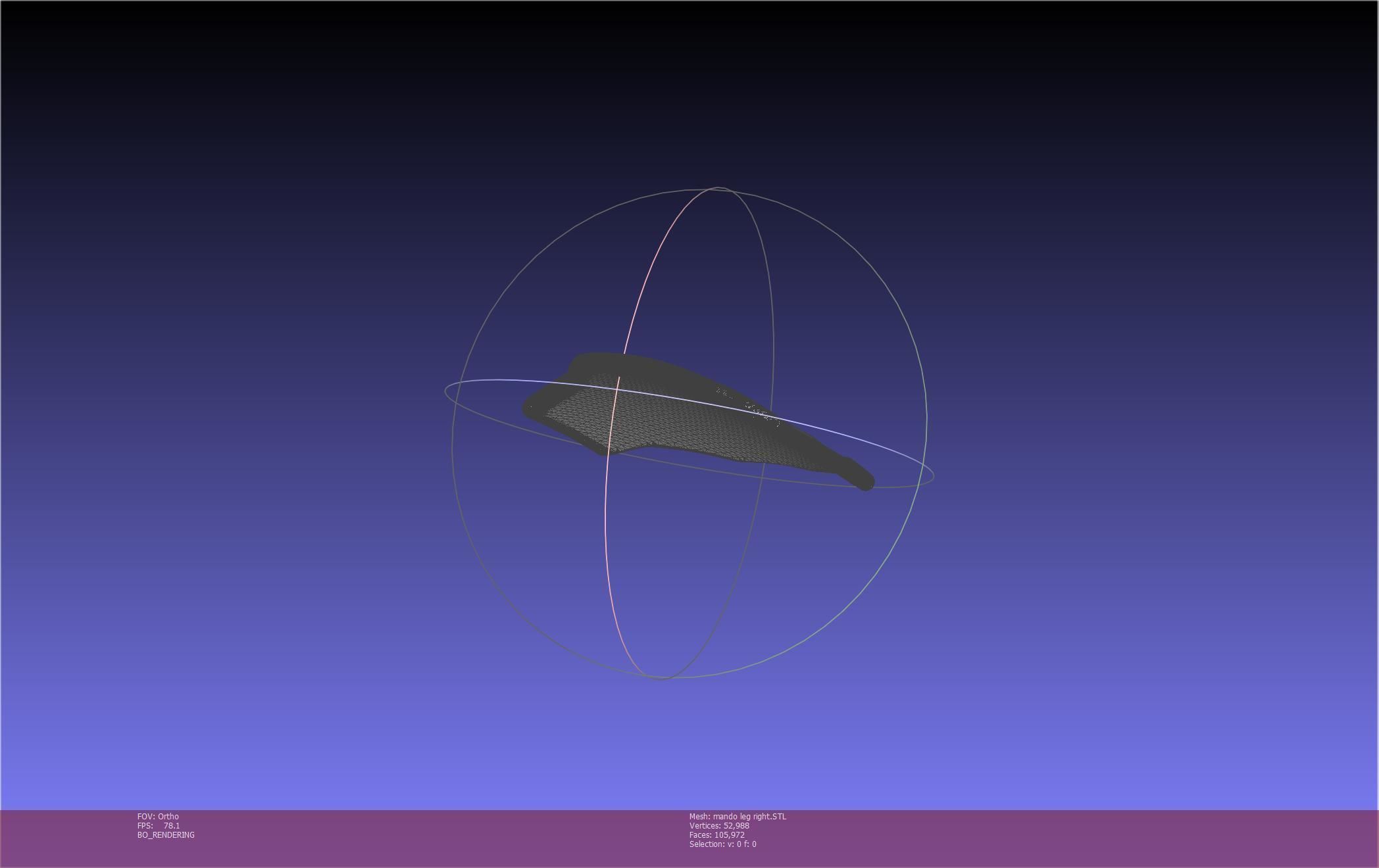 Star Wars Mandalorian Beskar Armor Right Leg 3D print model_56