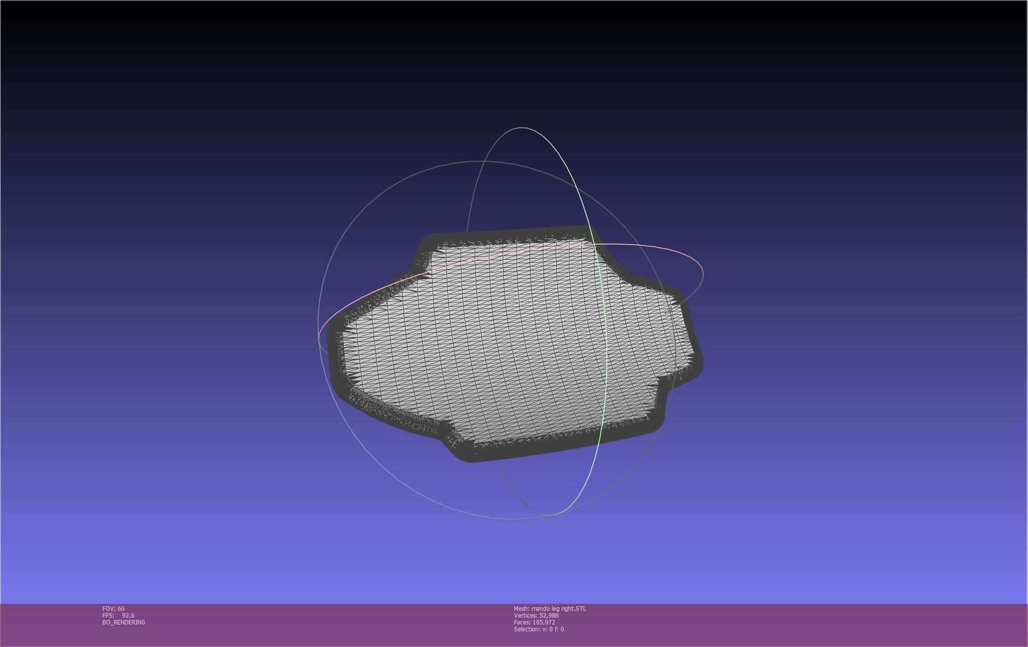Star Wars Mandalorian Beskar Armor Right Leg 3D print model_19