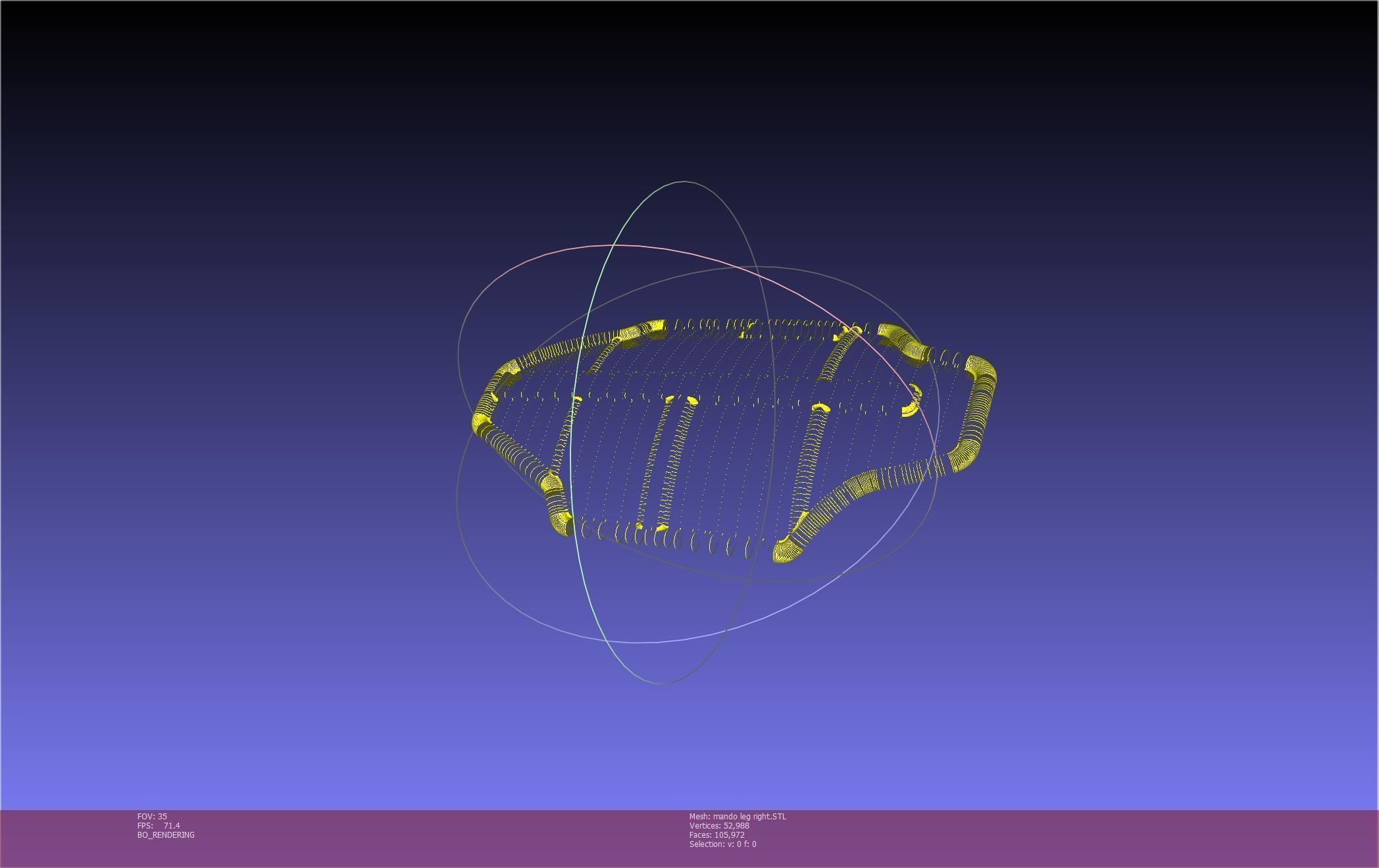 Star Wars Mandalorian Beskar Armor Right Leg 3D print model_66