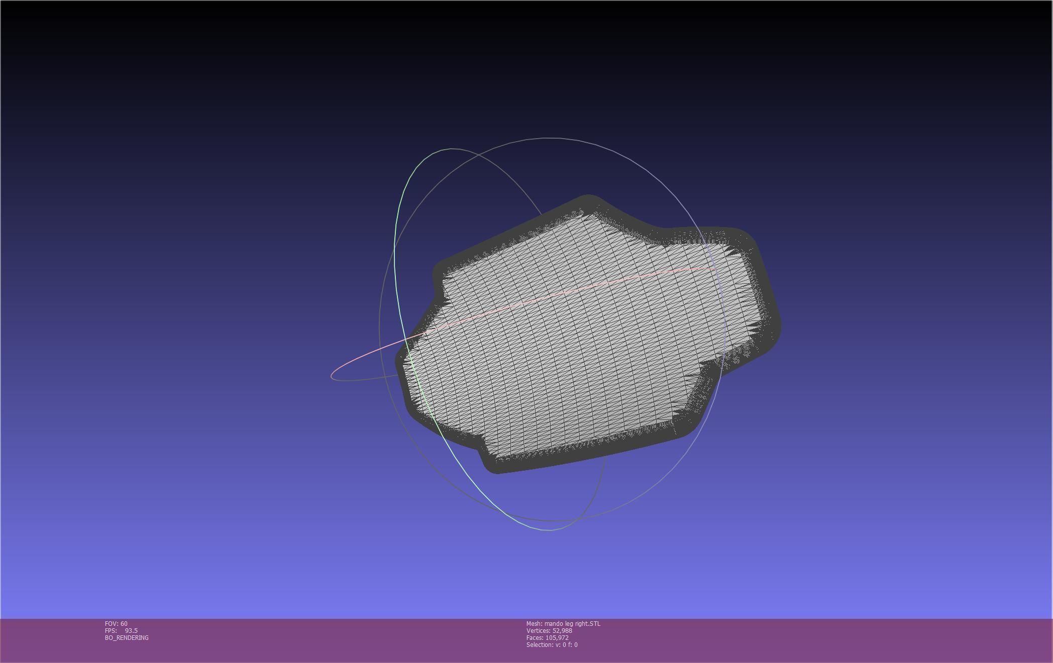 Star Wars Mandalorian Beskar Armor Right Leg 3D print model_16