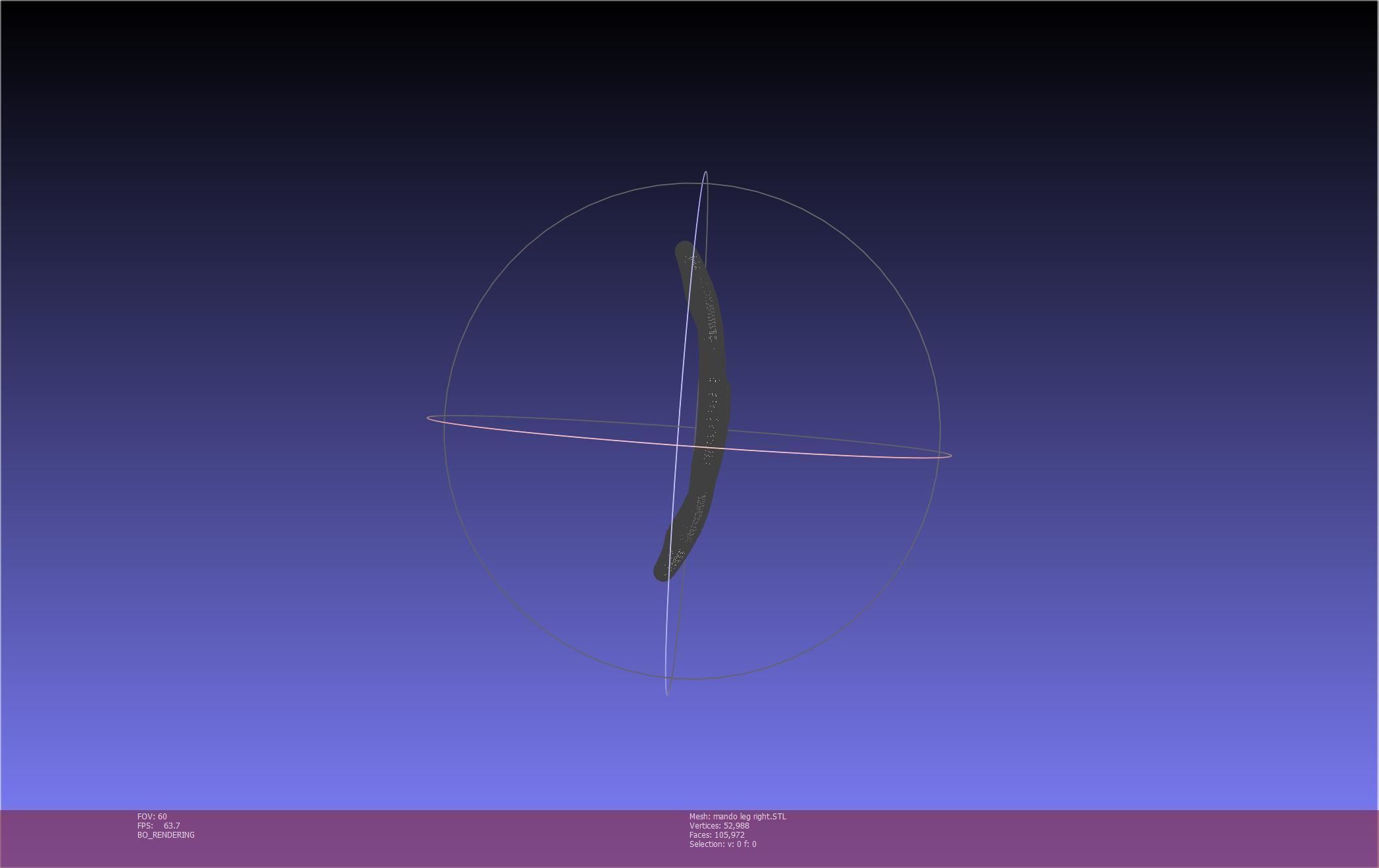 Star Wars Mandalorian Beskar Armor Right Leg 3D print model_8