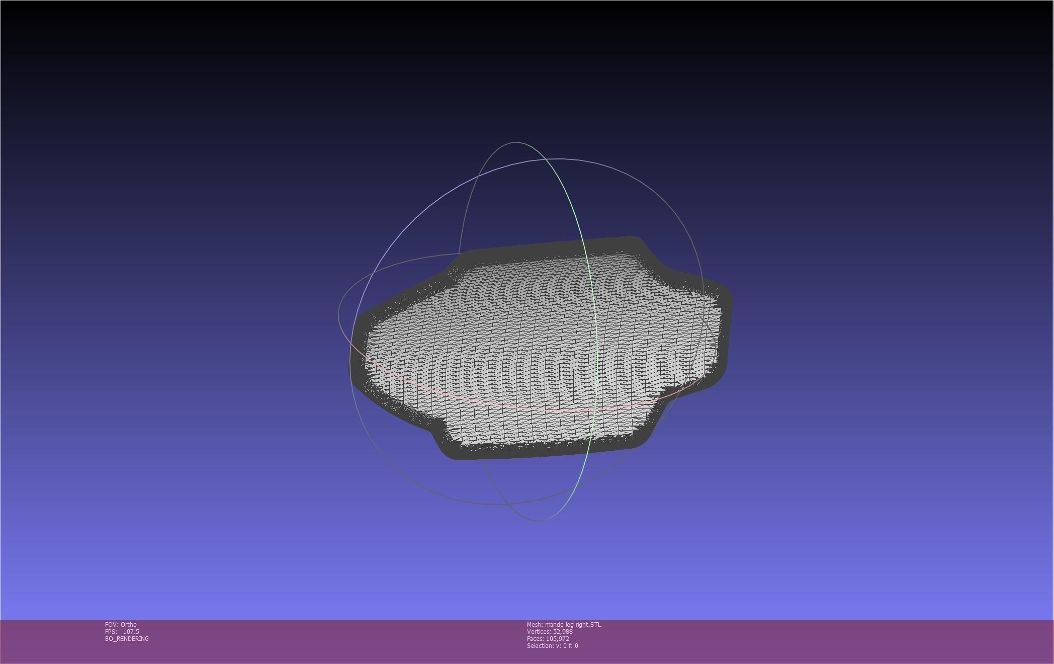 Star Wars Mandalorian Beskar Armor Right Leg 3D print model_52