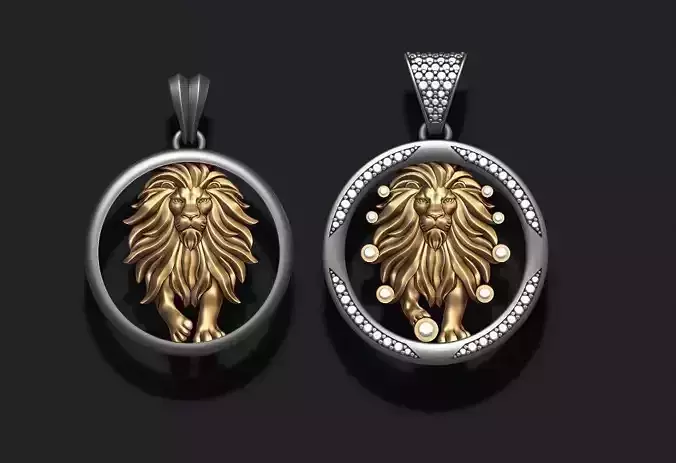 Horoscope Lion pendants pack