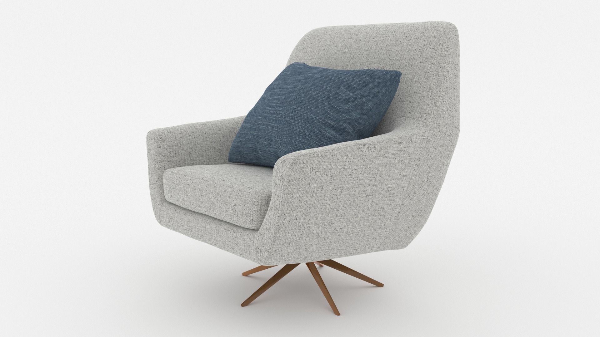 Comfortable Chair with a Pillow - 3ds Max 3D model_14