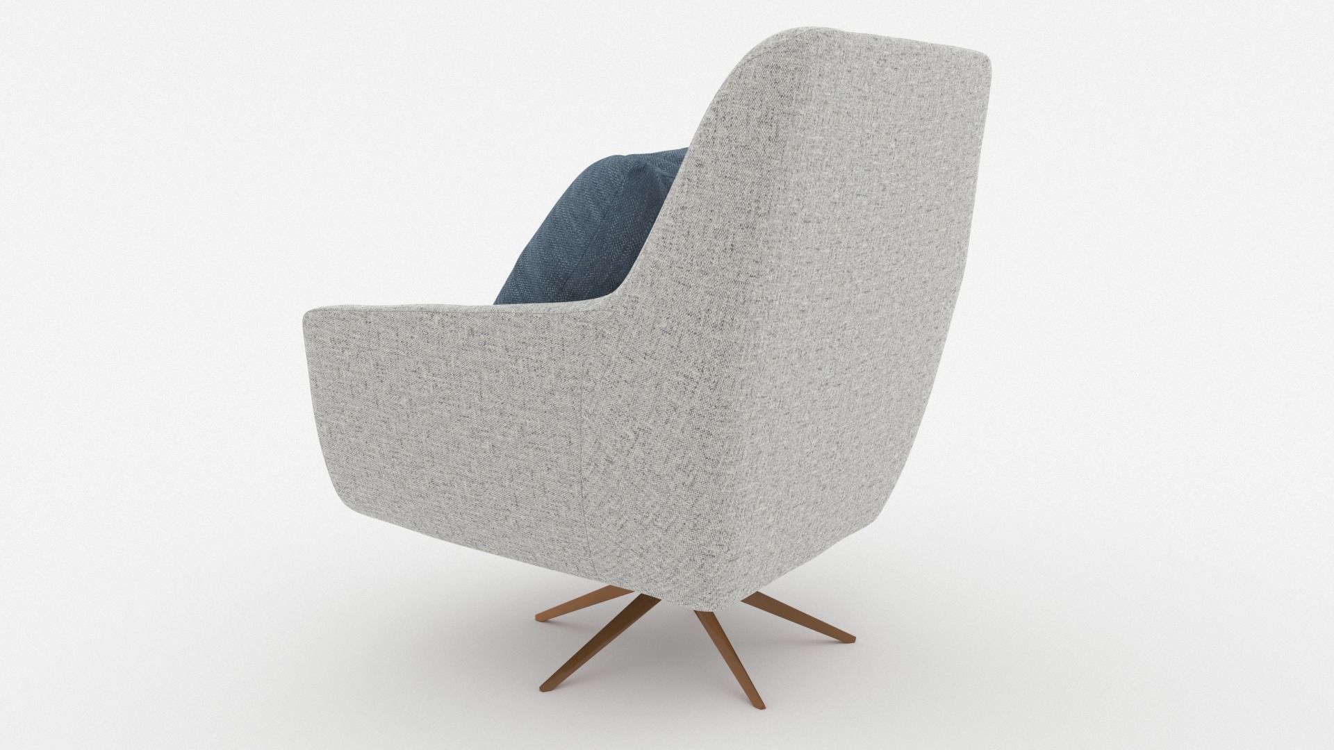 Comfortable Chair with a Pillow - 3ds Max 3D model_21