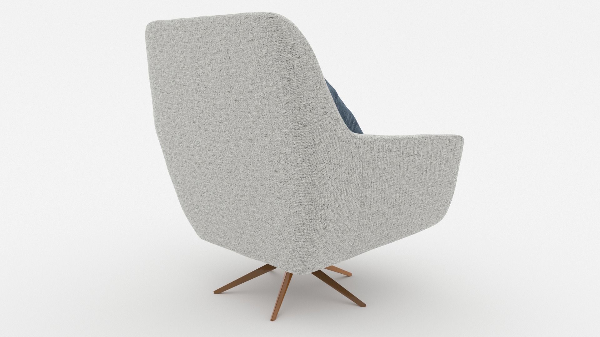 Comfortable Chair with a Pillow - 3ds Max 3D model_32