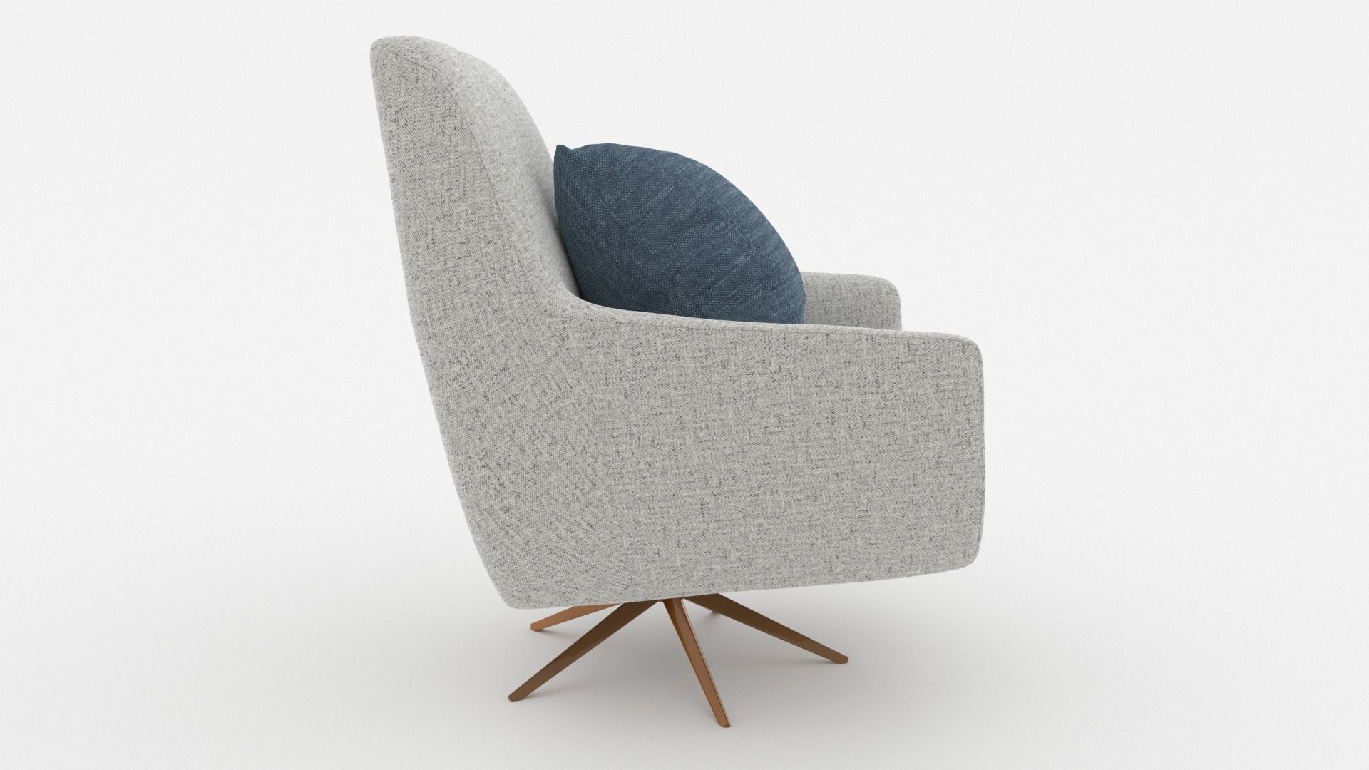 Comfortable Chair with a Pillow - 3ds Max 3D model_36