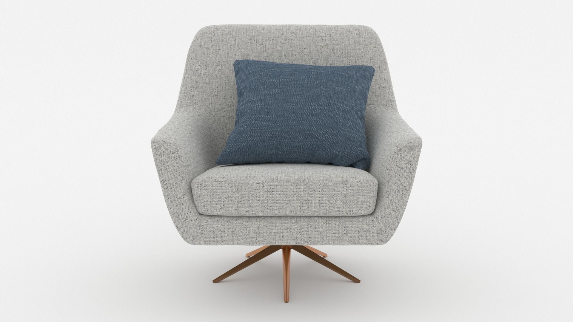 Comfortable Chair with a Pillow - 3ds Max 3D model_10