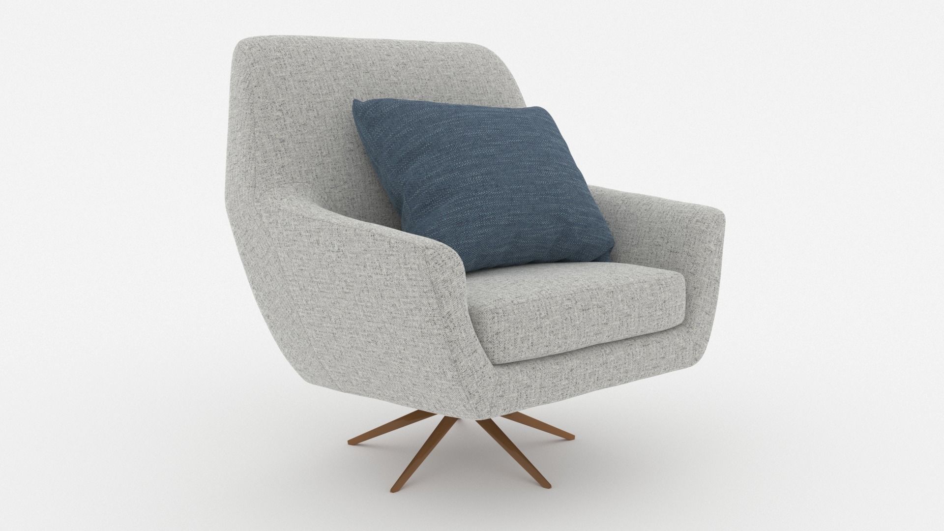 Comfortable Chair with a Pillow - 3ds Max 3D model_41