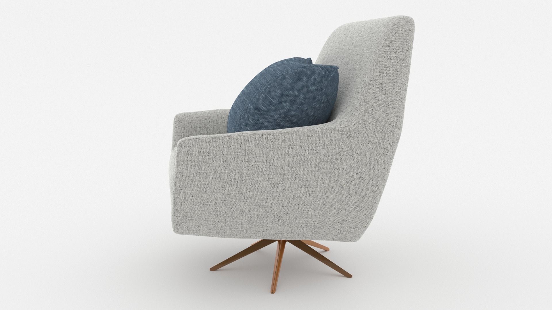 Comfortable Chair with a Pillow - 3ds Max 3D model_17