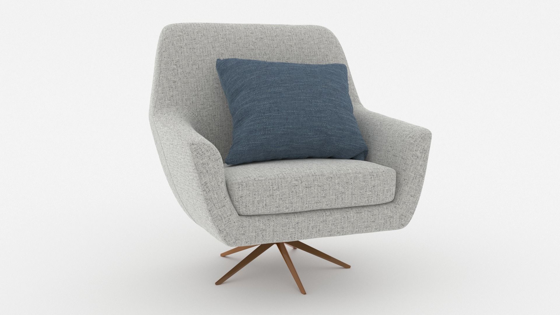 Comfortable Chair with a Pillow - 3ds Max 3D model_43