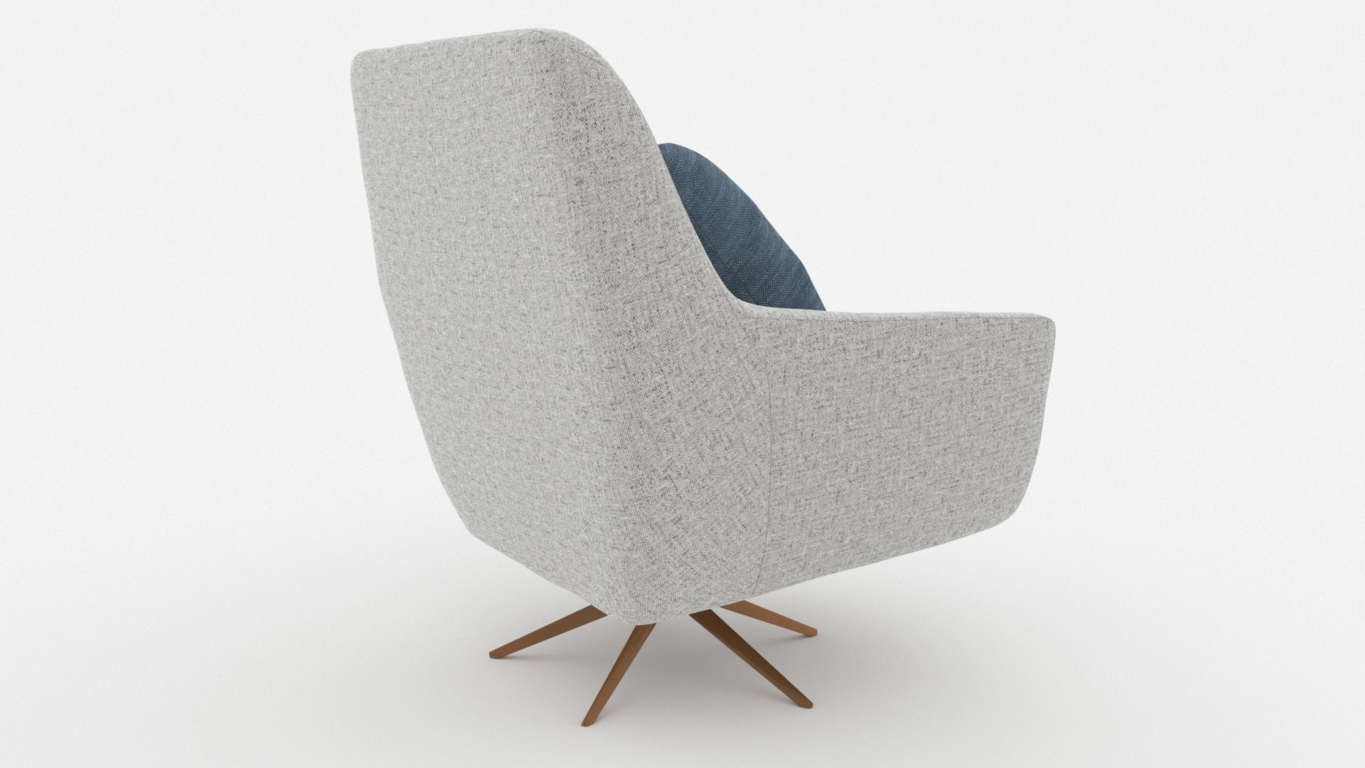 Comfortable Chair with a Pillow - 3ds Max 3D model_33