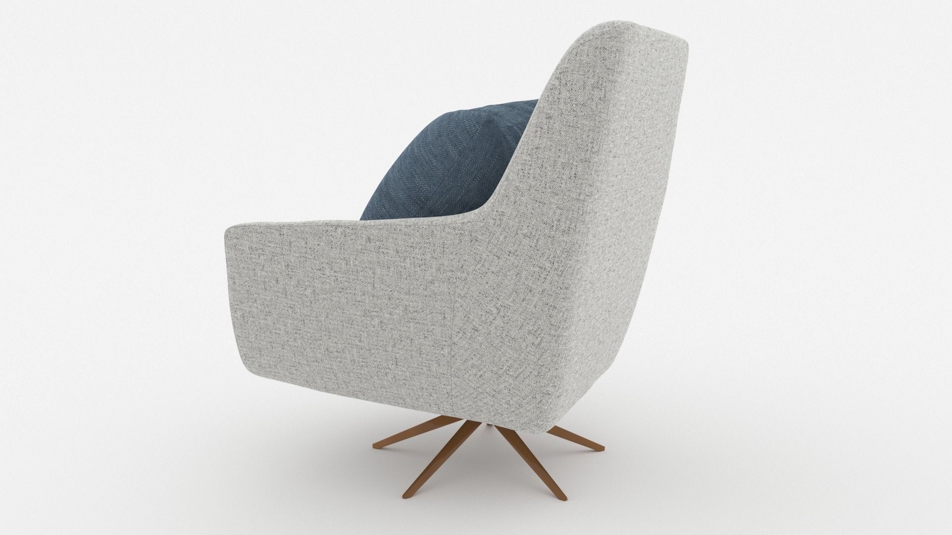 Comfortable Chair with a Pillow - 3ds Max 3D model_20