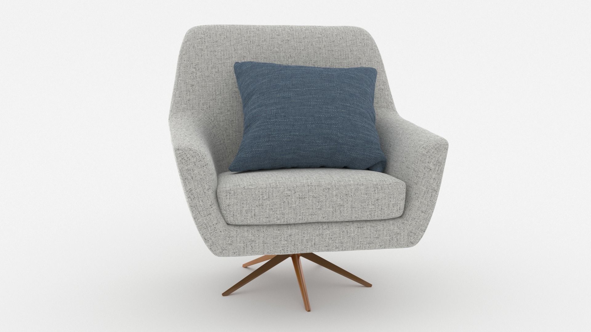 Comfortable Chair with a Pillow - 3ds Max 3D model_44