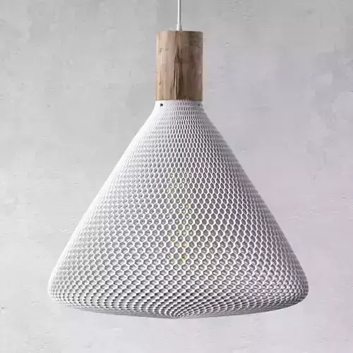 Flat Cube lampshade for table lamp or ceiling 3D print model