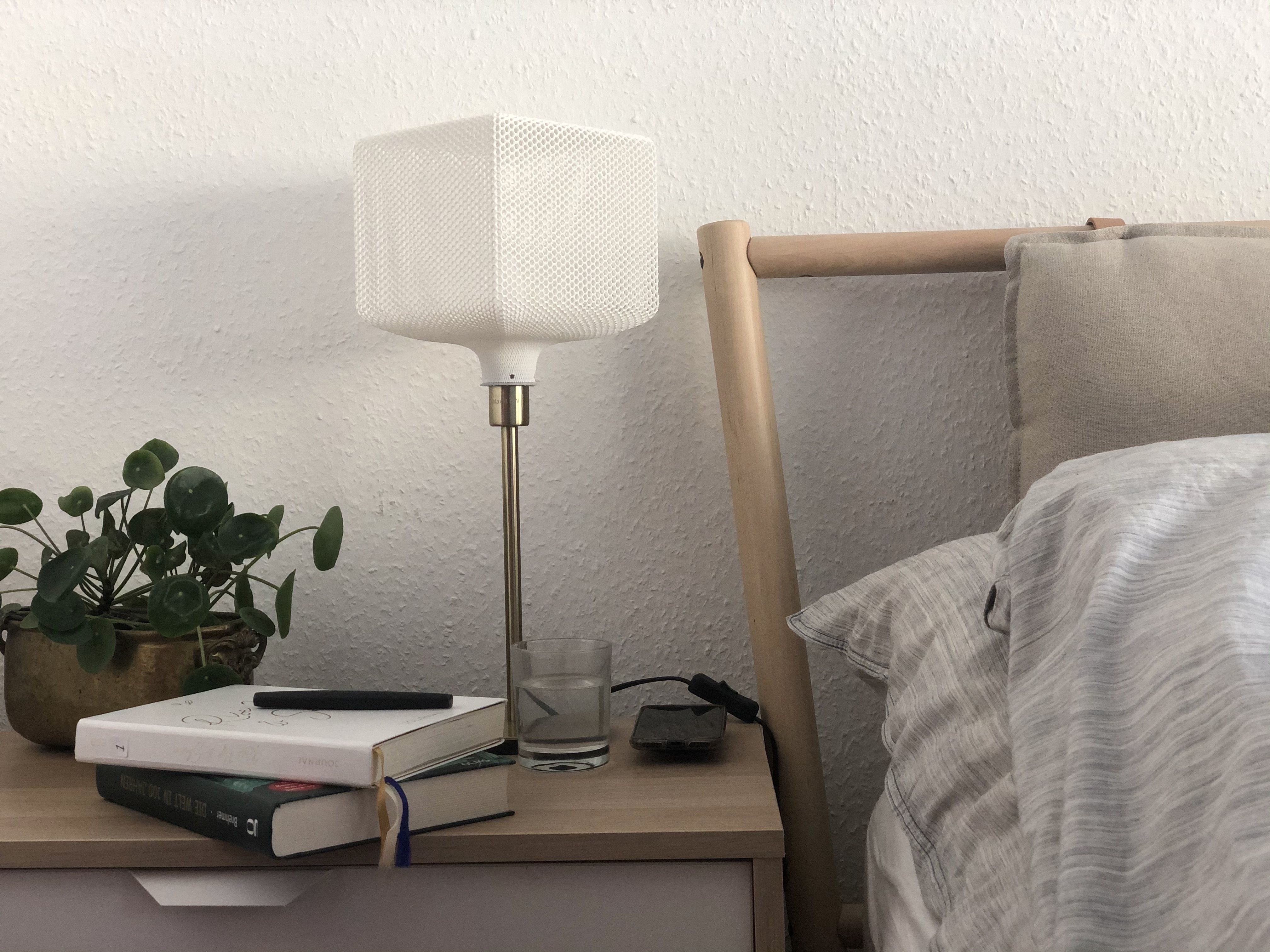 Cube lampshade for table lamp or ceiling 3D print model_3