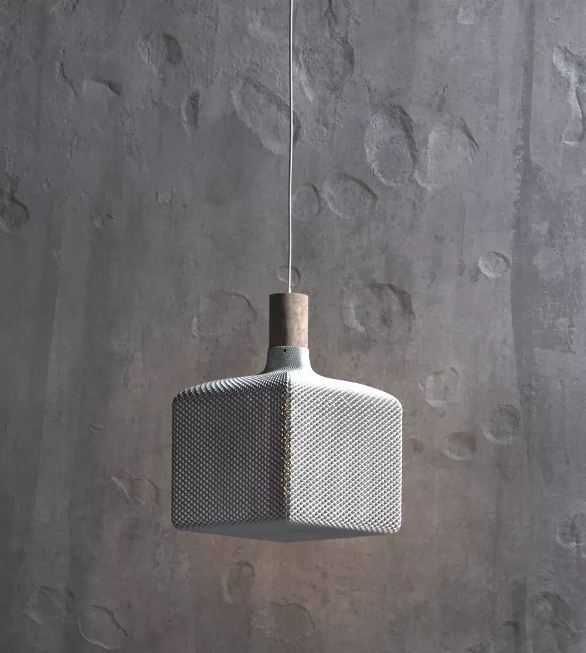 Cube lampshade for table lamp or ceiling 3D print model_0